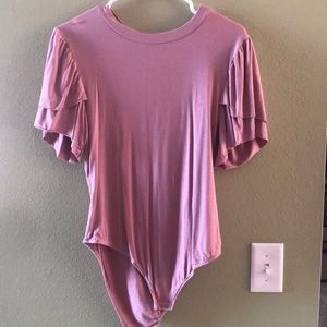 Pink bodysuit- Bohme